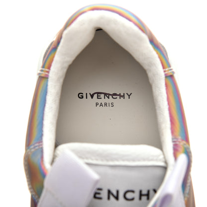 Givenchy Calfskin Wing Iridescent Low Top Sneakers 38.5 Multi 7 of 8