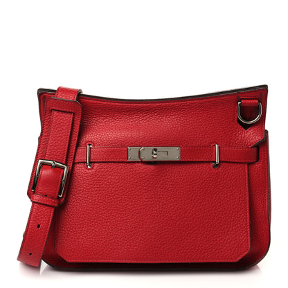 Hermes Taurillon Clemence Jypsiere 28 Rouge Casaque 1 of 10