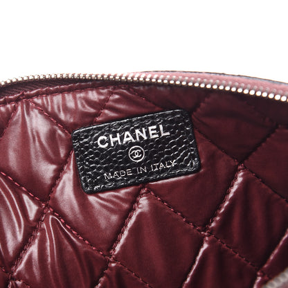 Chanel Caviar Quilted Medium Cosmetic Case Black 6 of 9