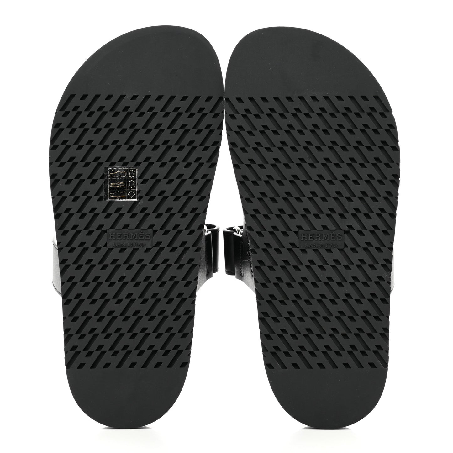 Calfskin Womens Chypre Sandals 36.5 Black