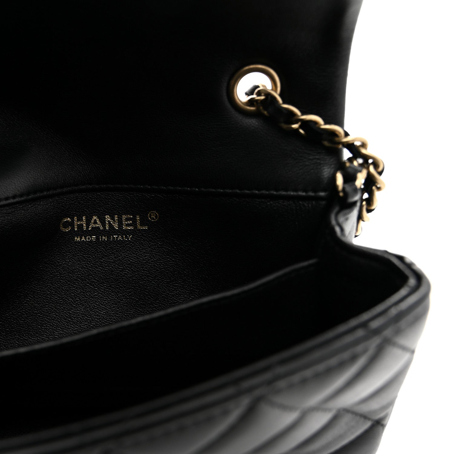 Chanel Lambskin Quilted Extra Mini Flap Black 6 of 10