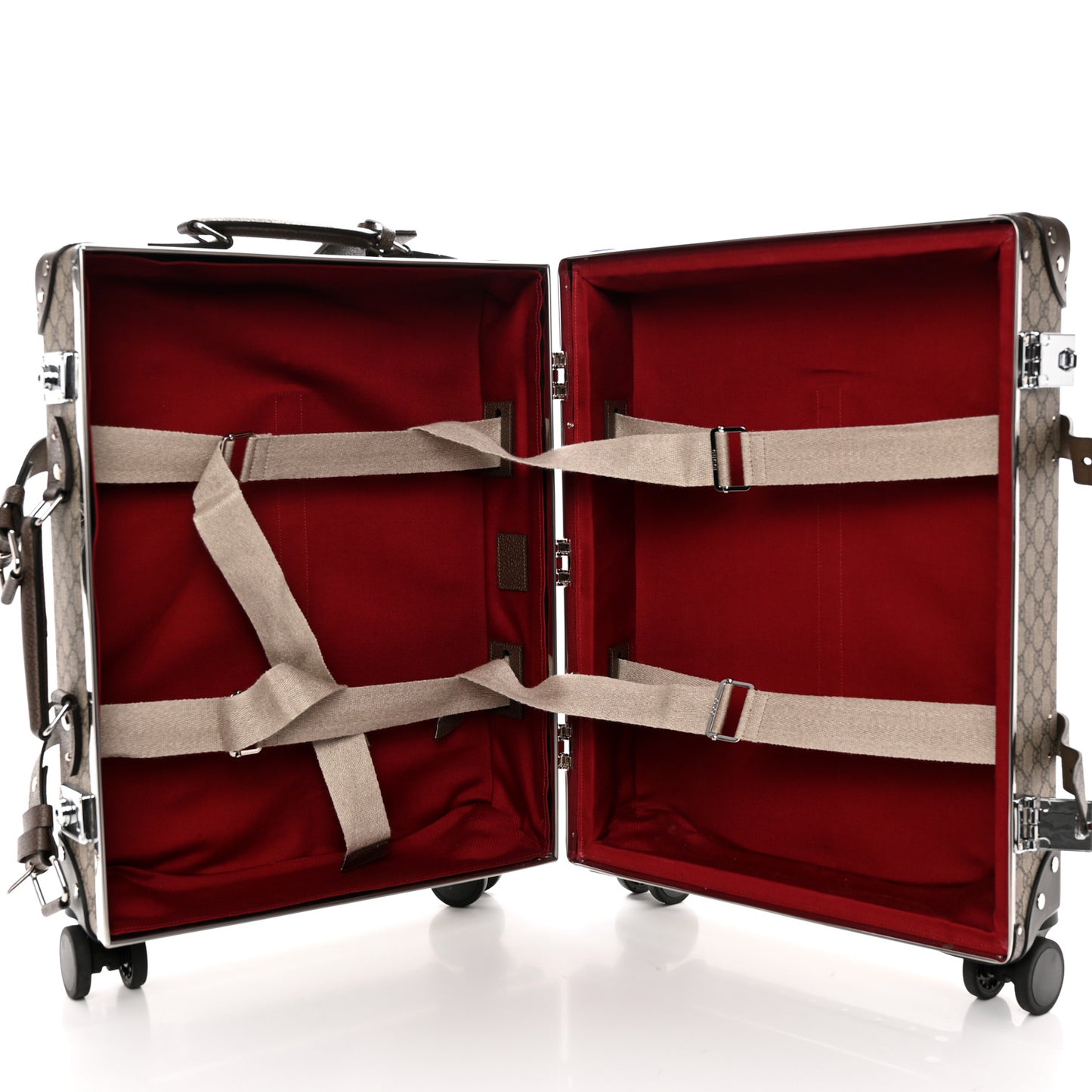 Supreme Monogram Globe-Trotter Carry-On Brown