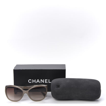 Chanel Crystal Baguette Cat Eye Sunglasses 5309-B Brown 8 of 8