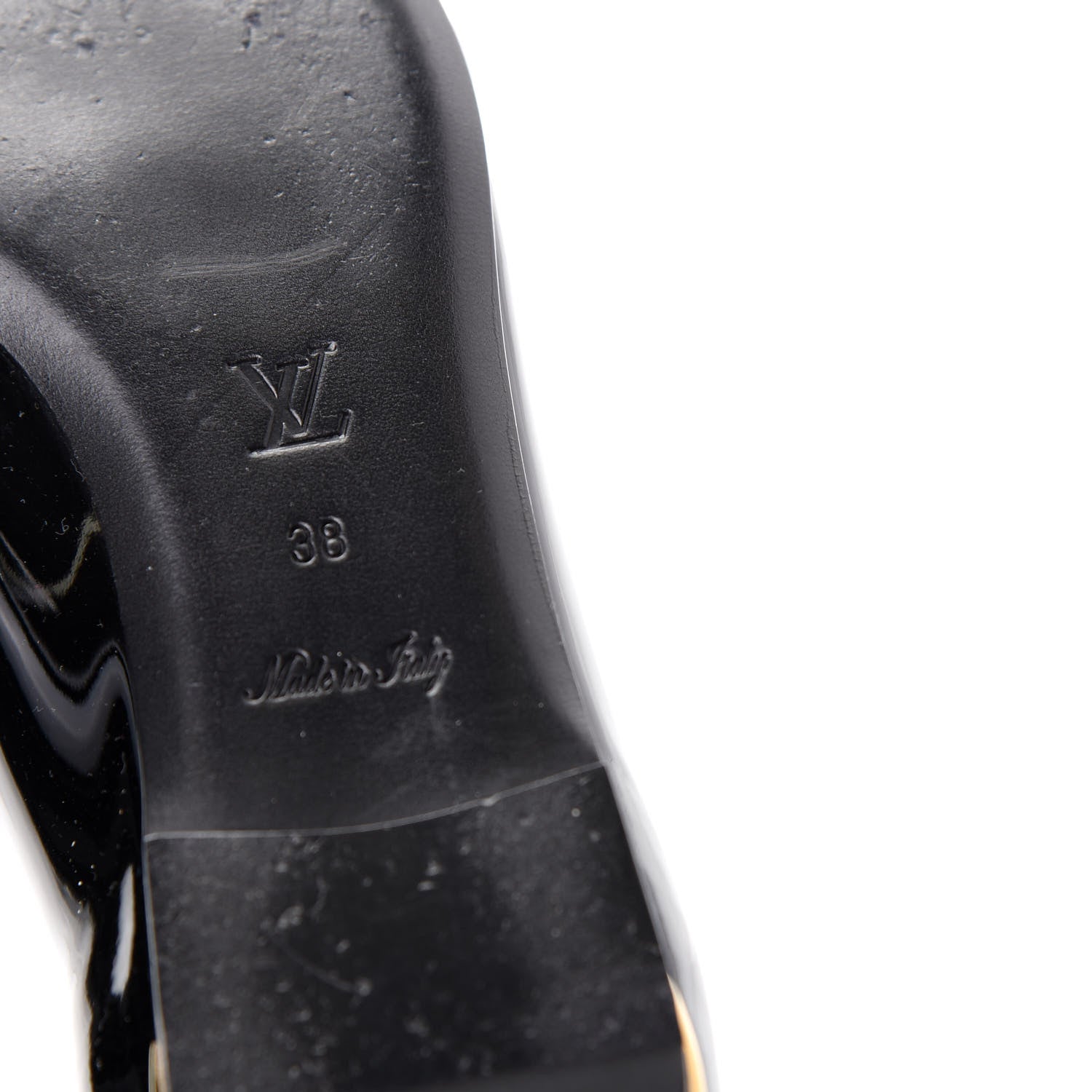 Louis Vuitton Patent Calfskin Eyeline Ballerina Flats 38 Black 9 of 10