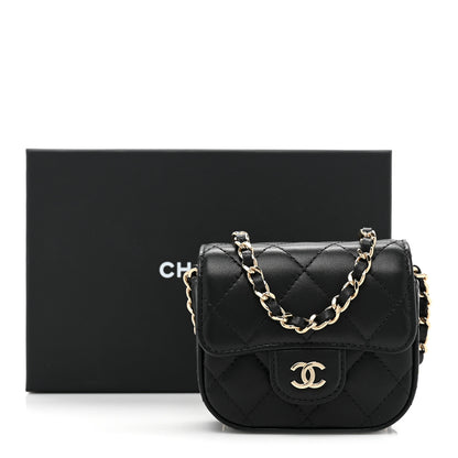 Chanel Caviar Quilted Mini Clutch With Chain Black 11 of 11