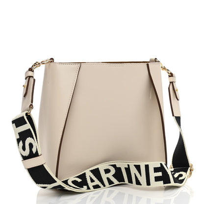 Stella McCartney Eco Alter Nappa Perforated Logo Mini Crossbody White 3 of 11