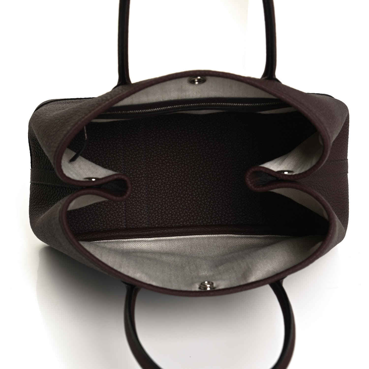 Hermes Negonda Garden Party Tote 30 TPM Bordeaux 5 of 9