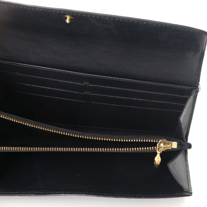 Louis Vuitton Vernis Sarah Wallet Blue Infini 5 of 9