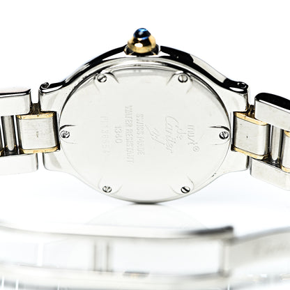 Cartier Stainless Steel 18K Yellow Gold 28mm Must De 21 Quartz Watch 8 of 9