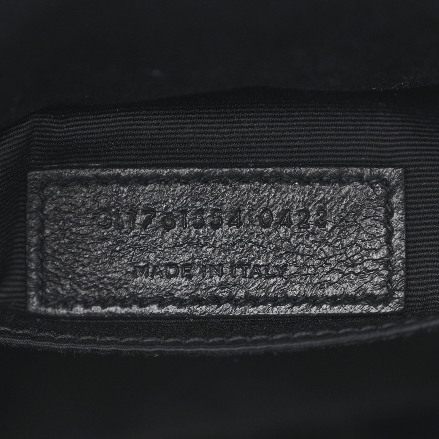 Calfskin Matelasse Monogram Monochrome Lou Camera Bag Black