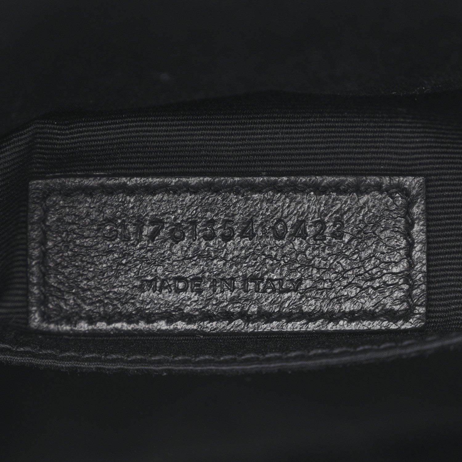 Saint Laurent Calfskin Matelasse Monogram Monochrome Lou Camera Bag Black 7 of 11