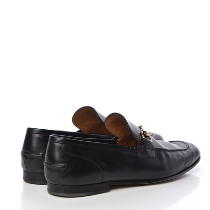 Gucci Calfskin Horsebit Mens Jordaan Loafers 11 Black 4 of 21