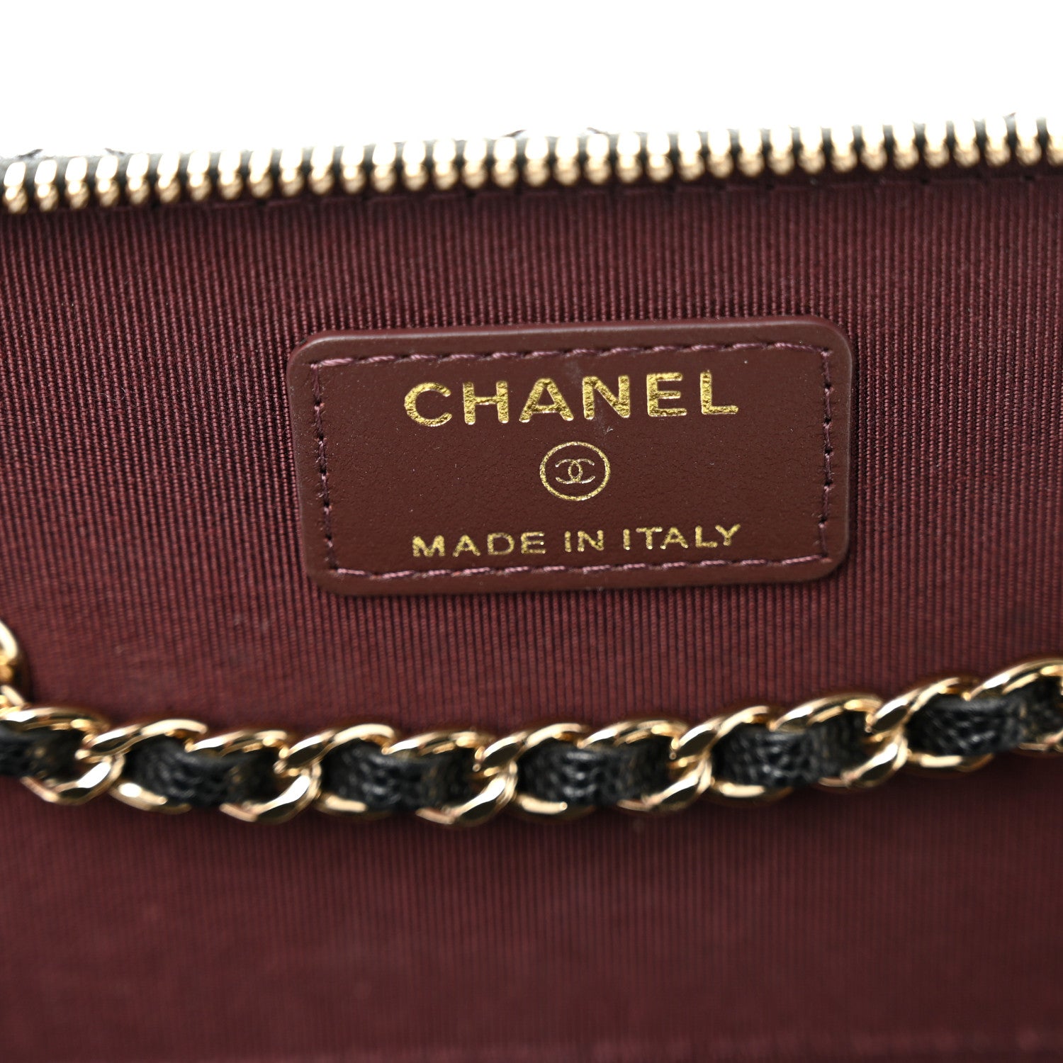 Chanel Caviar Quilted Small Vanity Case With Chain Black 6 of 11