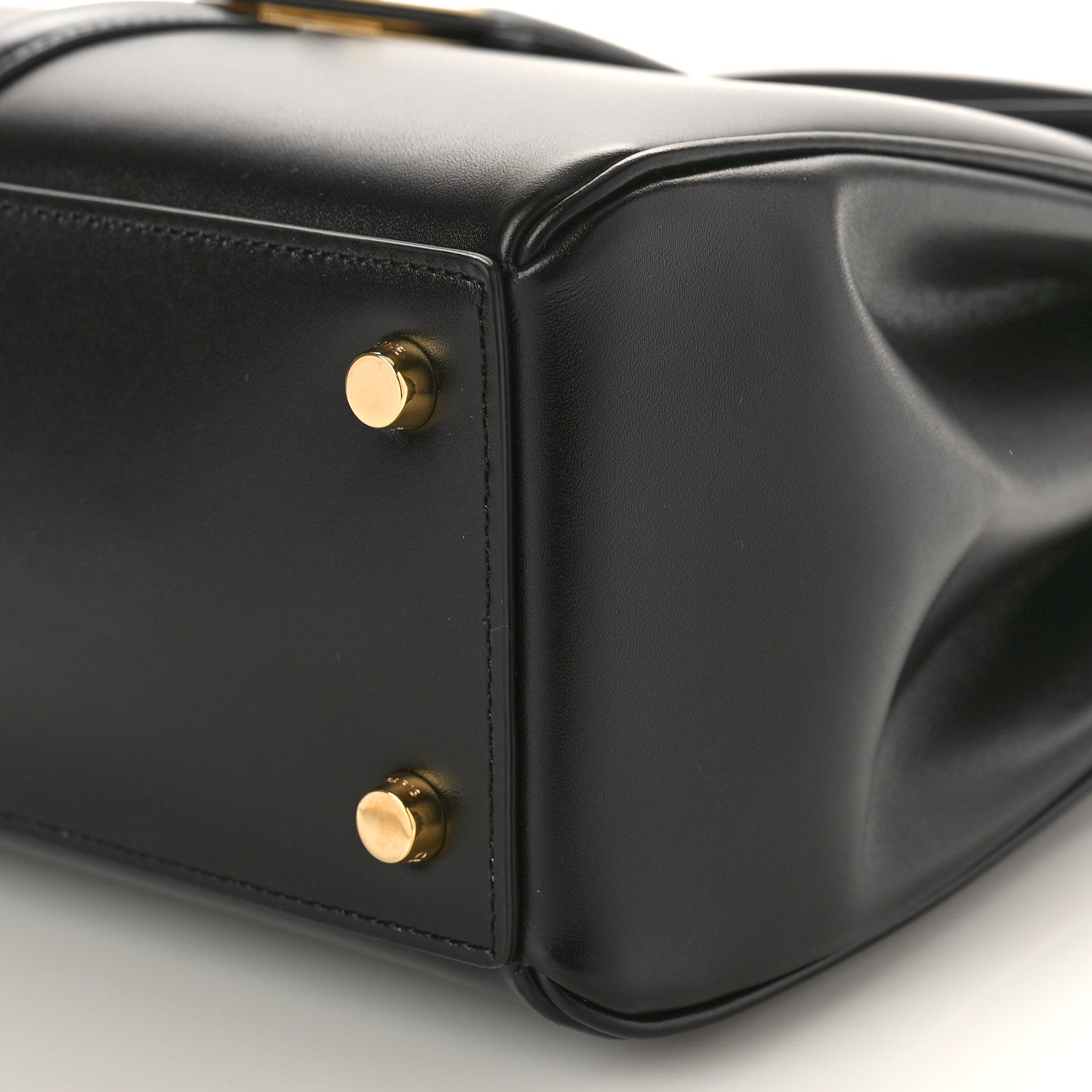 Celine Satinated Calfskin Small 16 Top Handle Bag Black 9 of 9