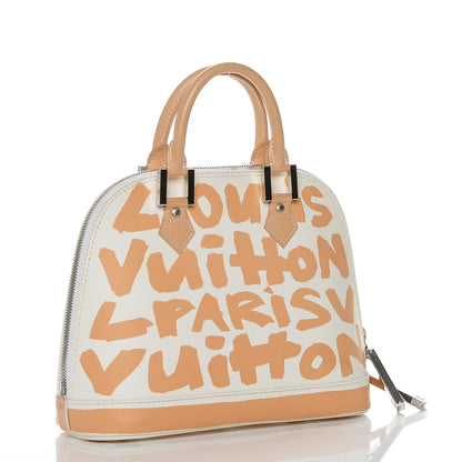 Louis Vuitton Graffiti Alma MM Peach 3 of 6