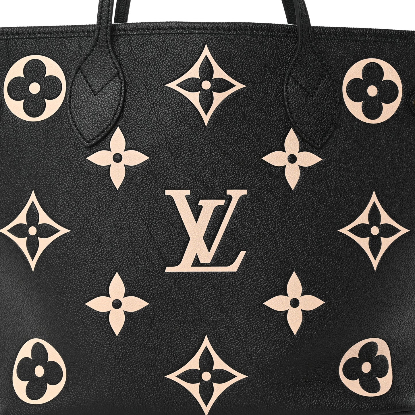 Empreinte Monogram Giant Neverfull MM Black Beige