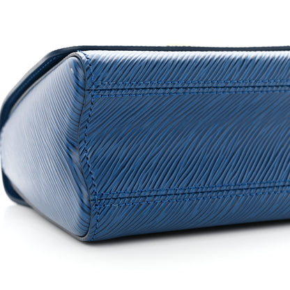 Louis Vuitton Epi Strass Enamel Monogram Twist Shoulder Bag PM Toledo Blue 9 of 15