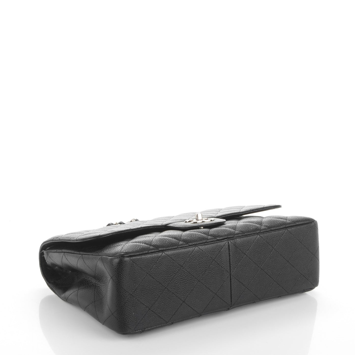 Caviar Quilted Jumbo Single Flap Black