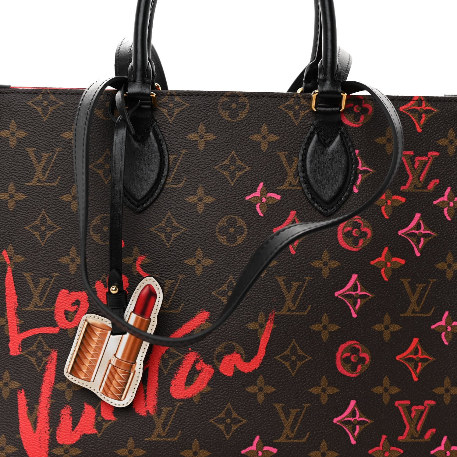Louis Vuitton Monogram Fall In Love Onthego MM 7 of 9