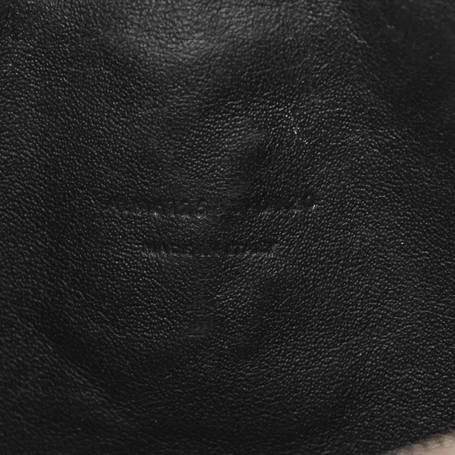 Saint Laurent Calfskin Crocodile Embossed Monogram Mini Lou Camera Bag Black 7 of 15
