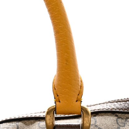 Gucci Soft GG Supreme Monogram Web Neo Vintage Duffle Bag Beige New Acero Crop 16 of 25