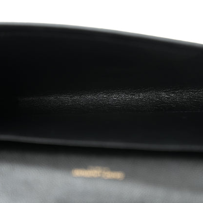 Saint Laurent Grain de Poudre Uptown Chain Wallet Black 5 of 10