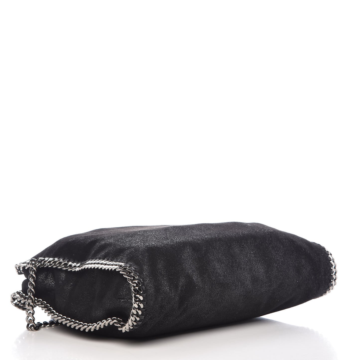 Shaggy Deer Falabella Fold Over Tote Black