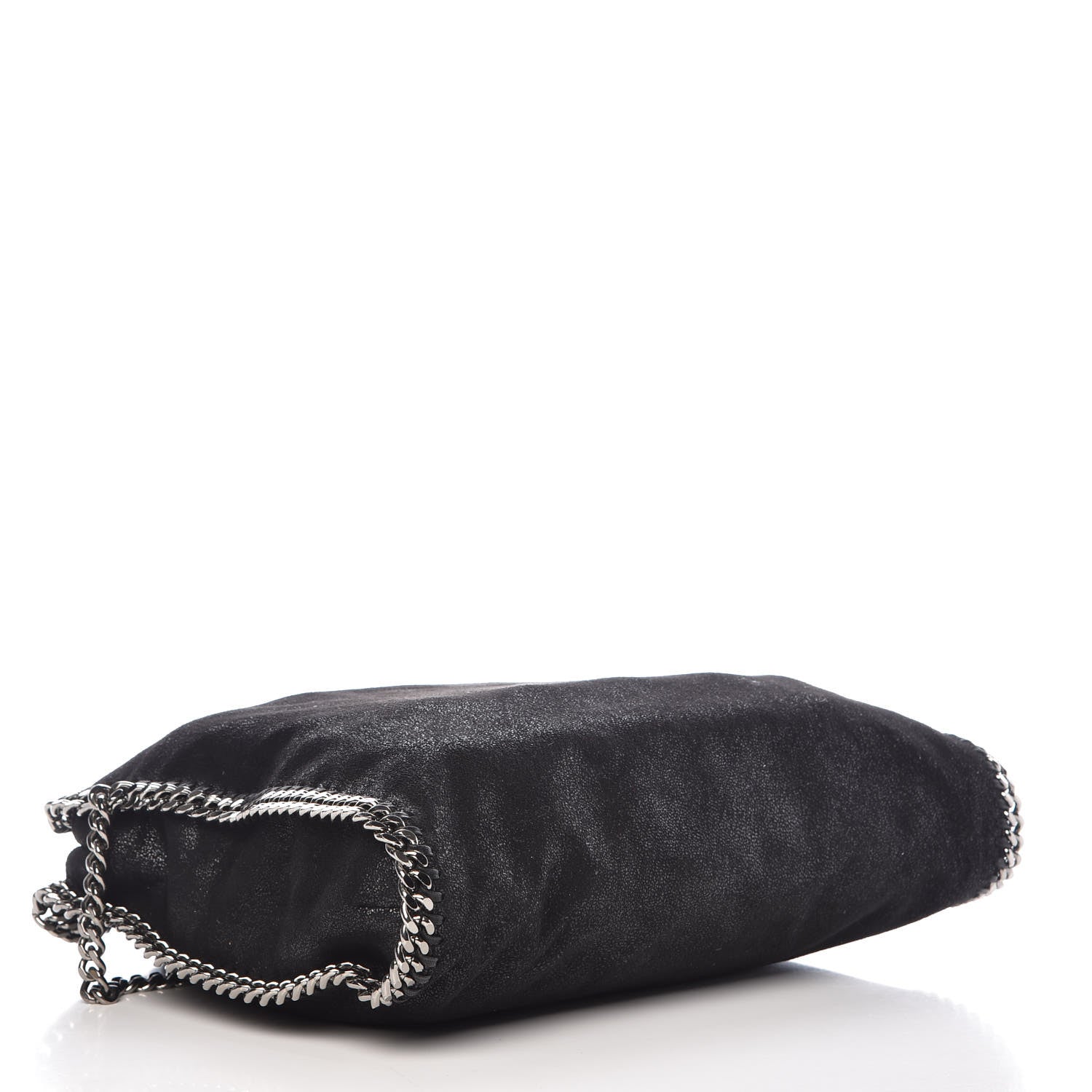 Stella McCartney Shaggy Deer Falabella Fold Over Tote Black 4 of 8
