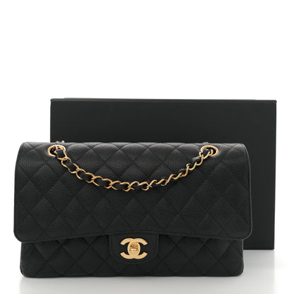 Chanel Caviar Quilted Medium Double Flap Black 12 of 12
