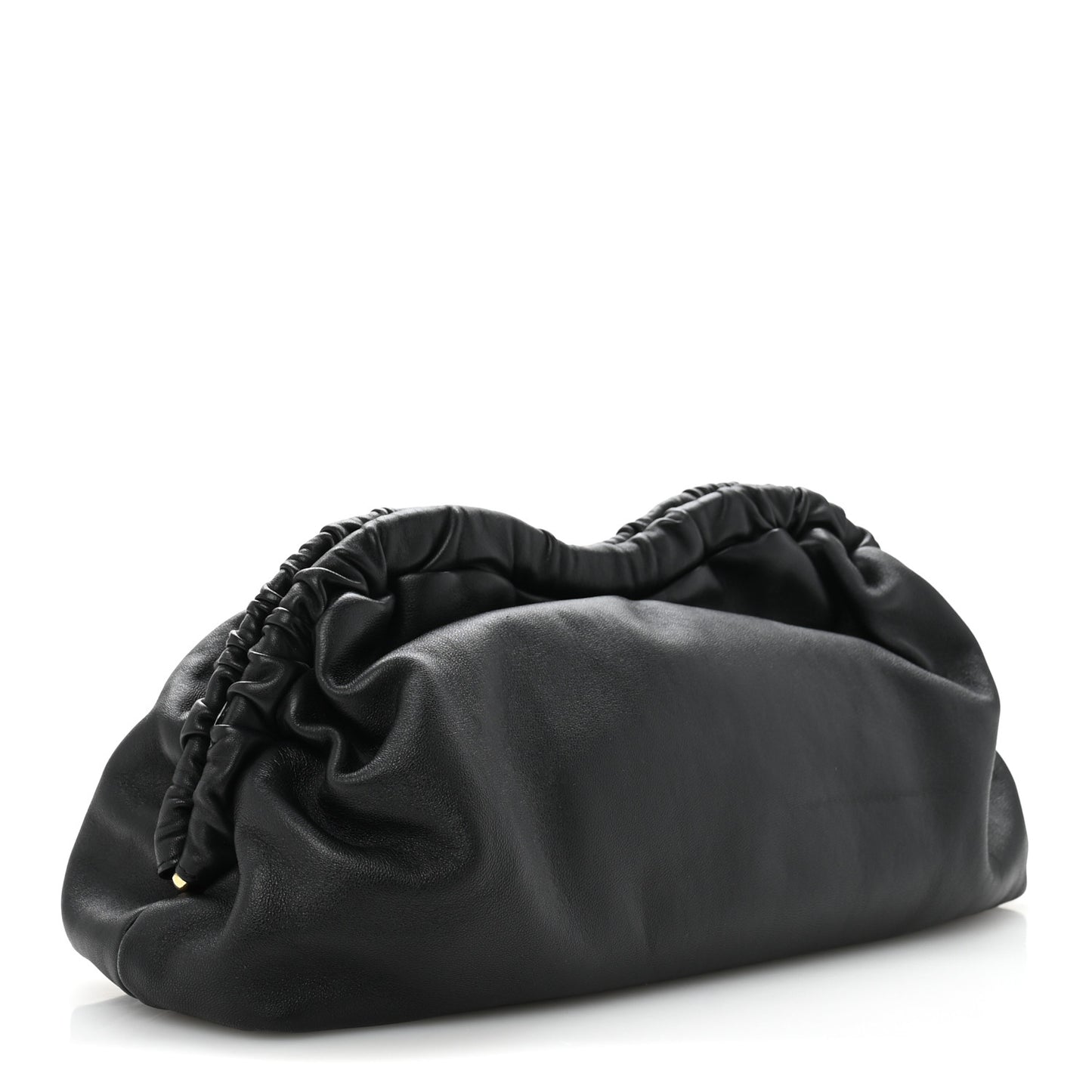 Lambskin Cloud Clutch Black