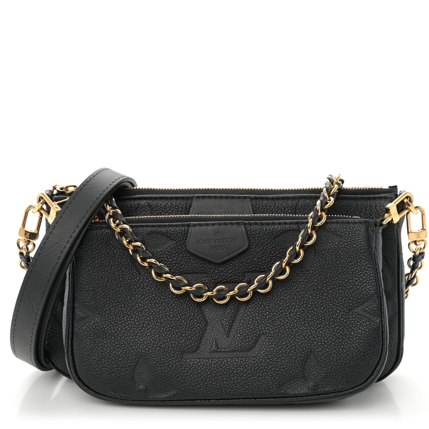 Louis Vuitton Empreinte Monogram Giant Multi Pochette Accessories Black 1 of 10