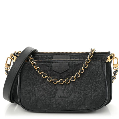 Louis Vuitton Empreinte Monogram Giant Multi Pochette Accessories Black 1 of 10