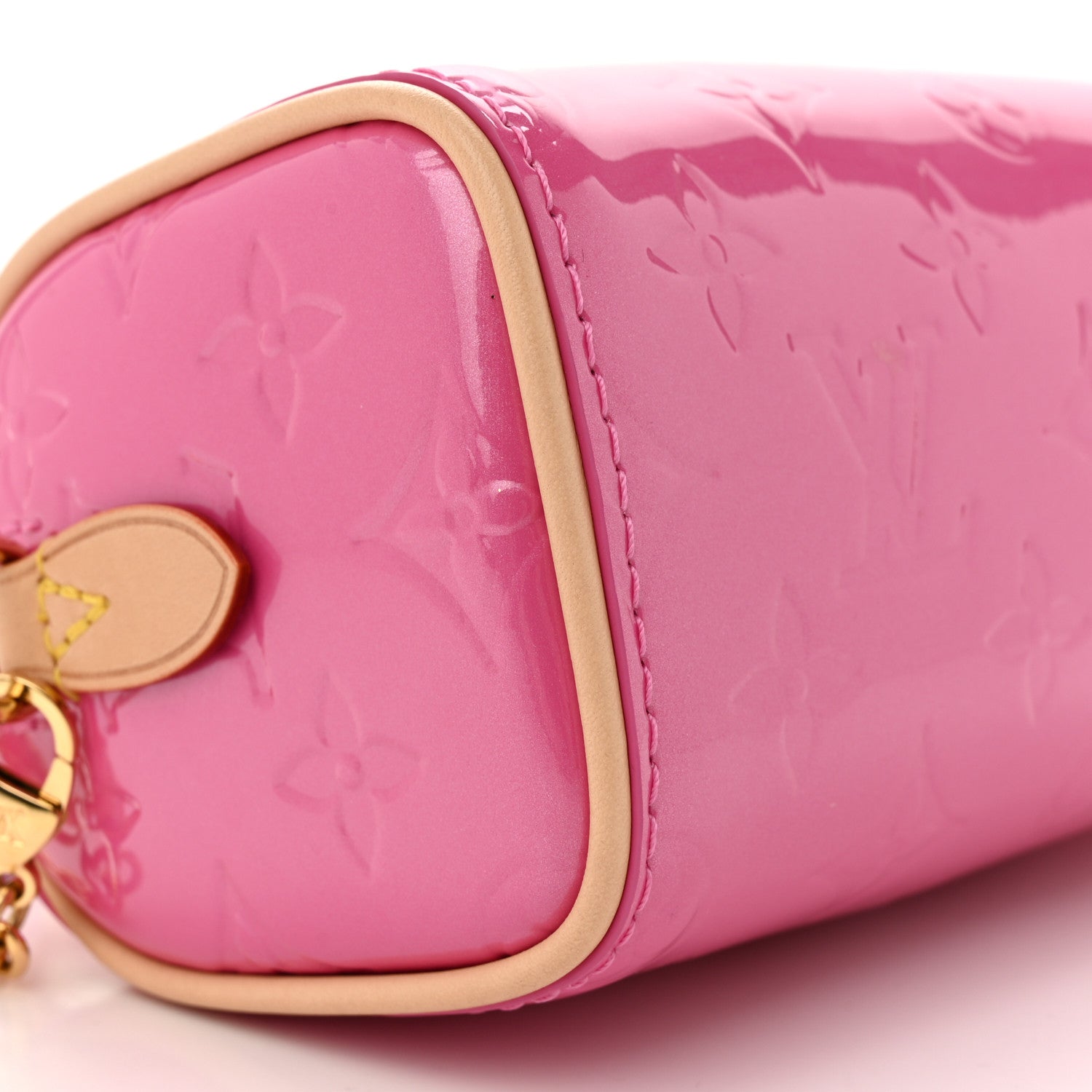 Louis Vuitton Vernis Monogram Nano Speedy Neon Pink 8 of 9