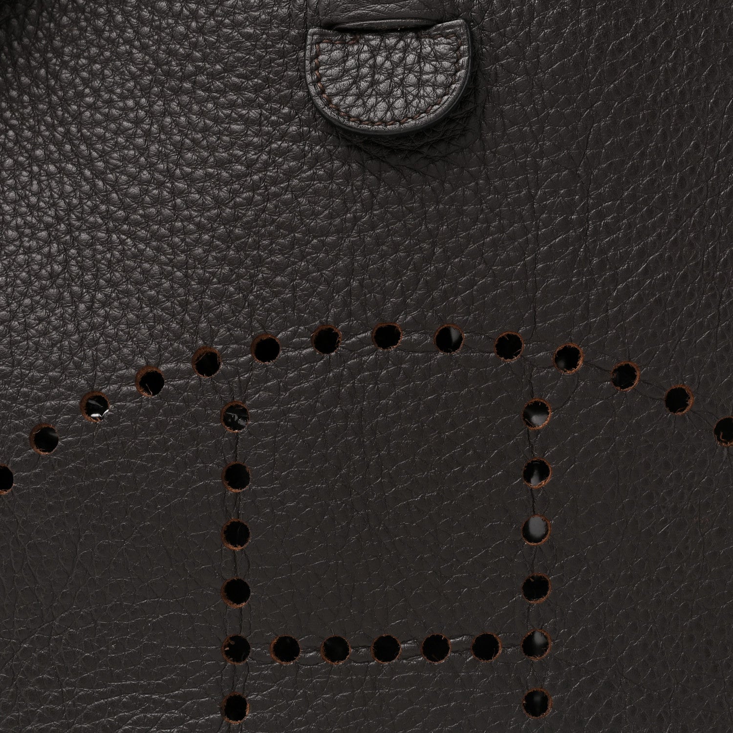 Hermes Taurillon Clemence Evelyne GM Chocolate 7 of 15