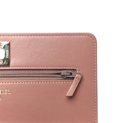 Chanel Lambskin Quilted Trendy CC Wallet On Chain WOC Nude 13 of 16