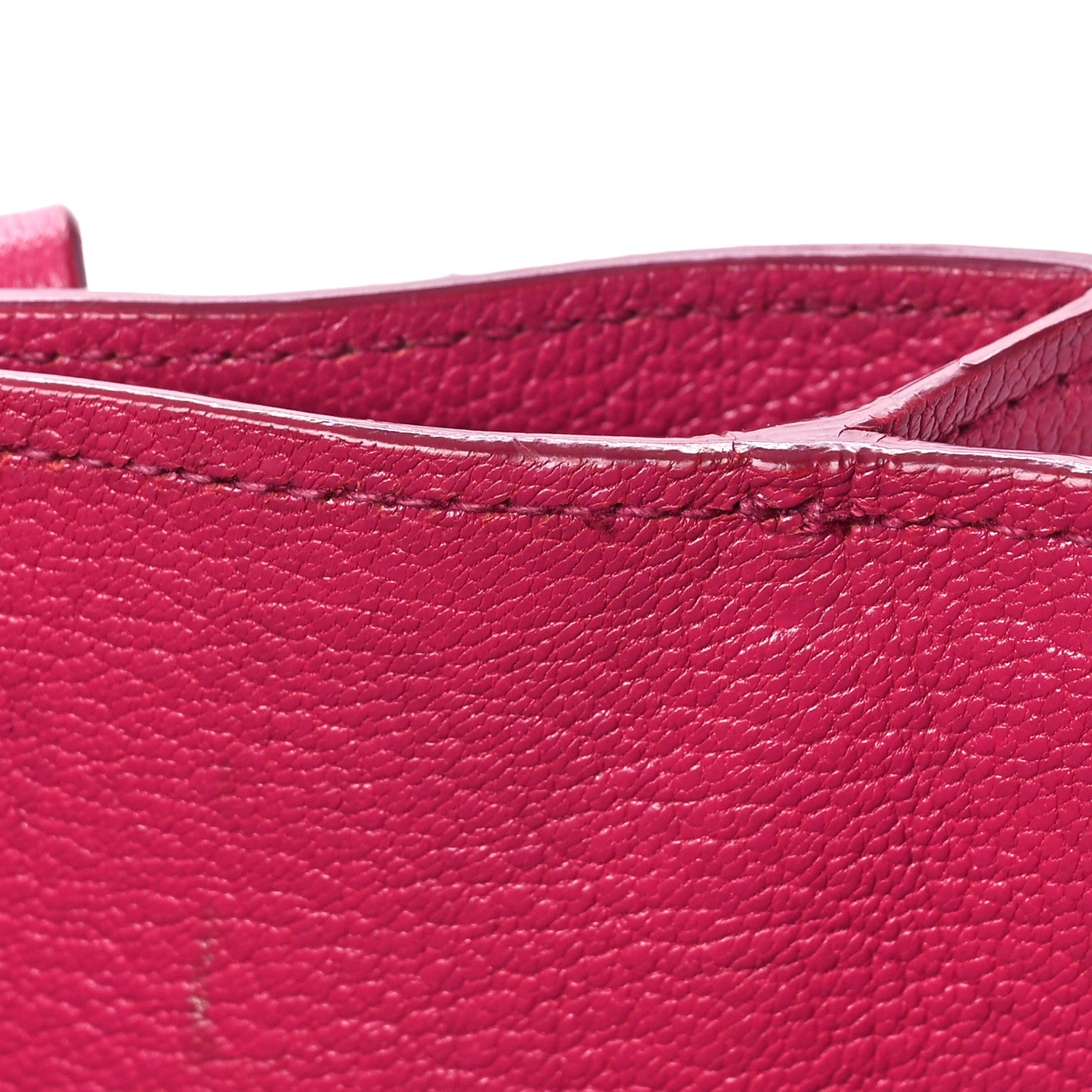 Miu Miu Goatskin Madras Bicolore Shopping Tote Rosa Peonia 9 of 11