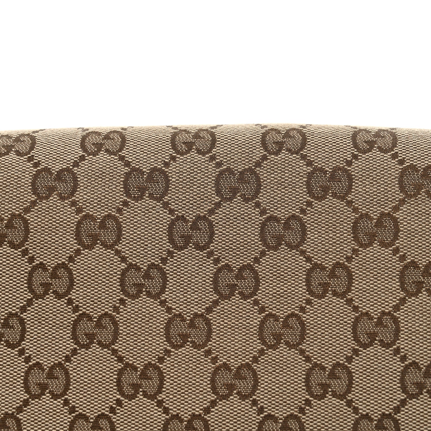 Monogram Flap Messenger Bag Beige Dark Brown