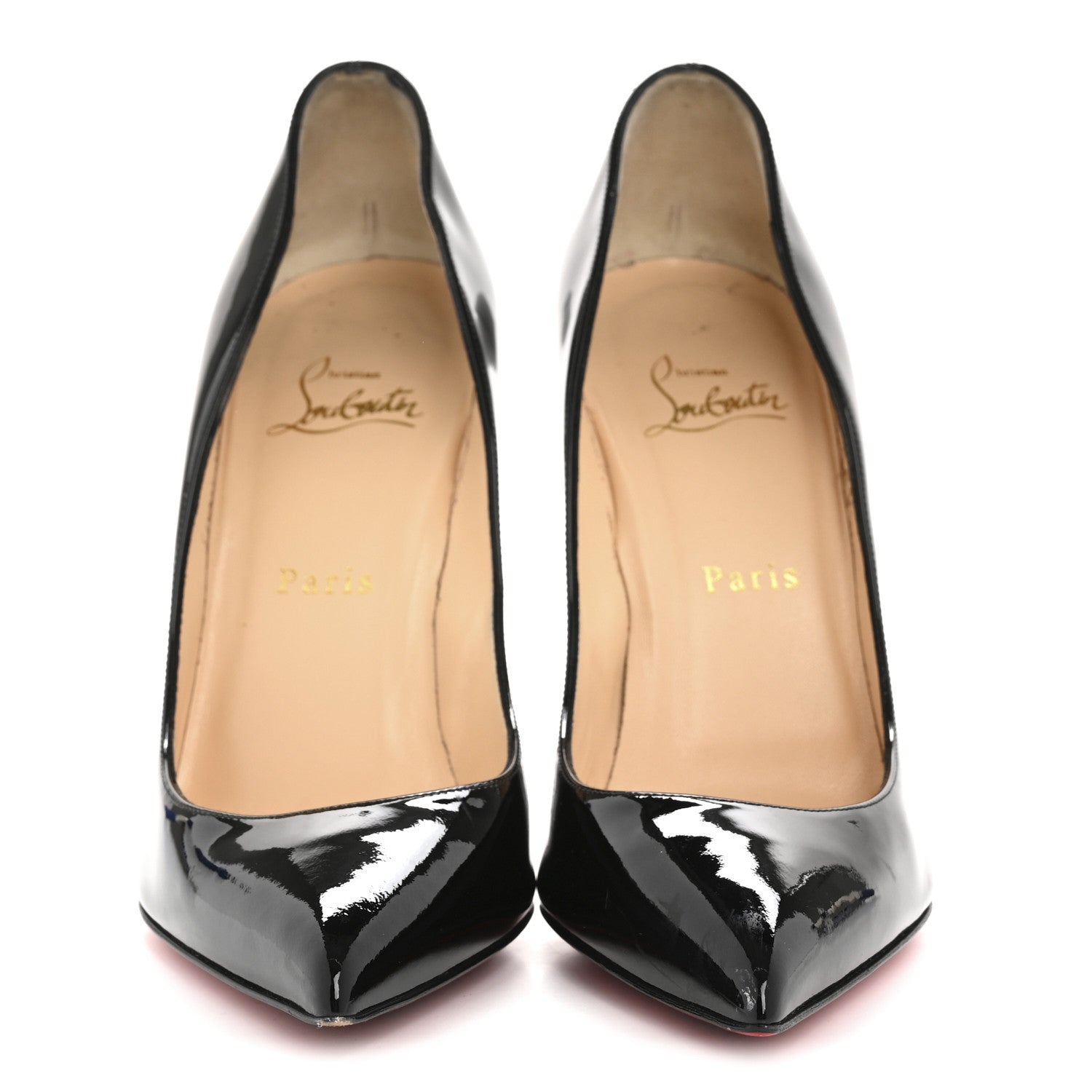 Christian Louboutin Patent Pigalle Follies 100 Pumps 39.5 Black 3 of 9