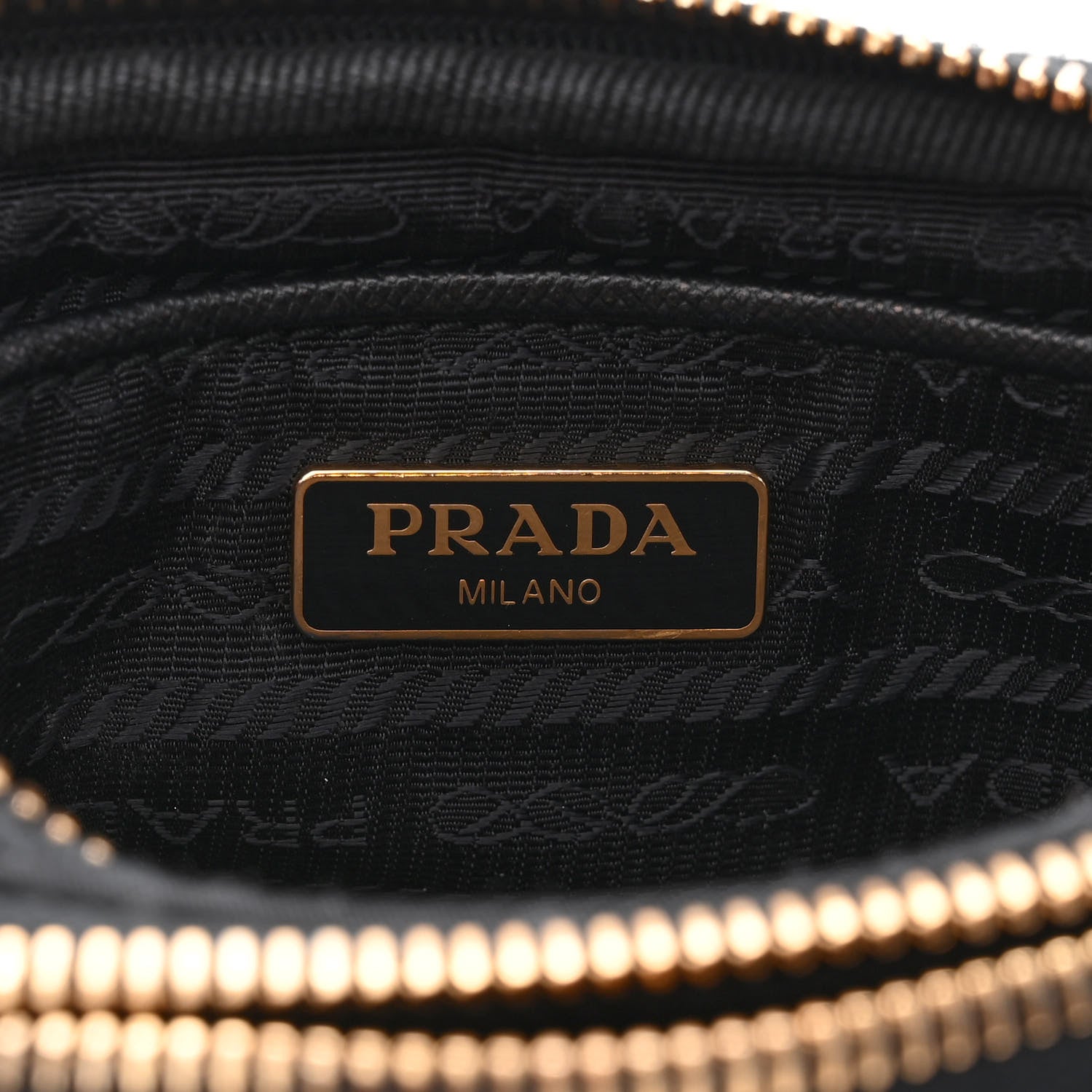 Prada Tessuto Nylon Mini Camera Crossbody Bag Black 5 of 10