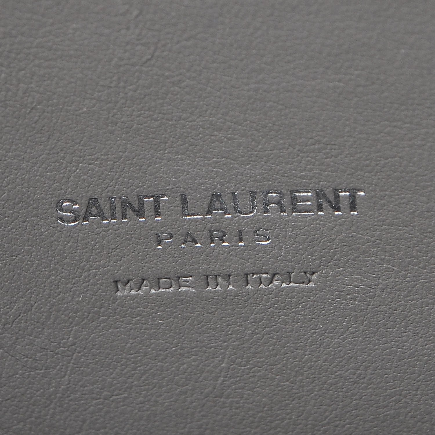 Saint Laurent Calfskin Crocodile Embossed Small Sac De Jour Fog 7 of 12