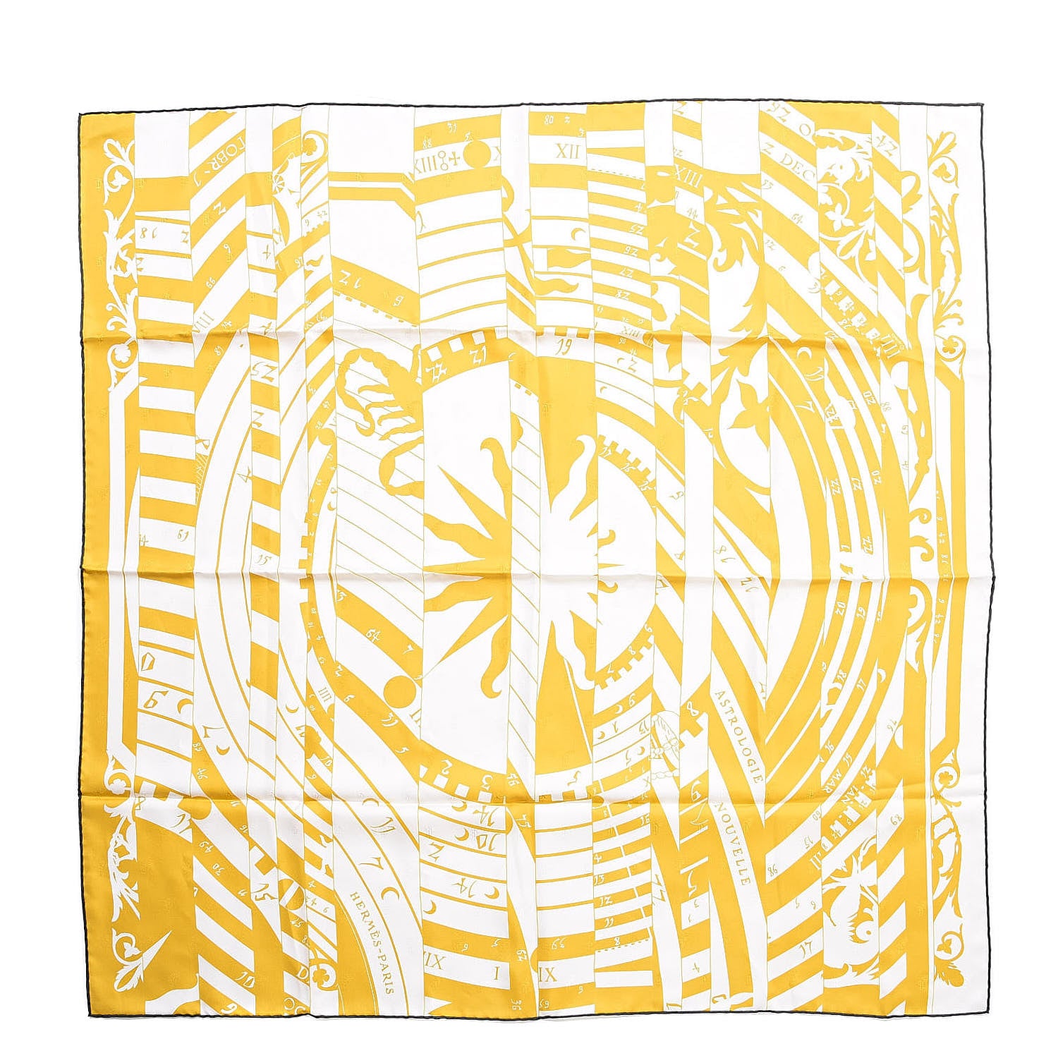 Hermes Silk Astrologie Nouvelle Scarf 90 1 of 8