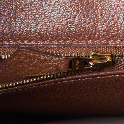 Hermes Taurillon Clemence Birkin 35 Marron D'Inde 19 of 33