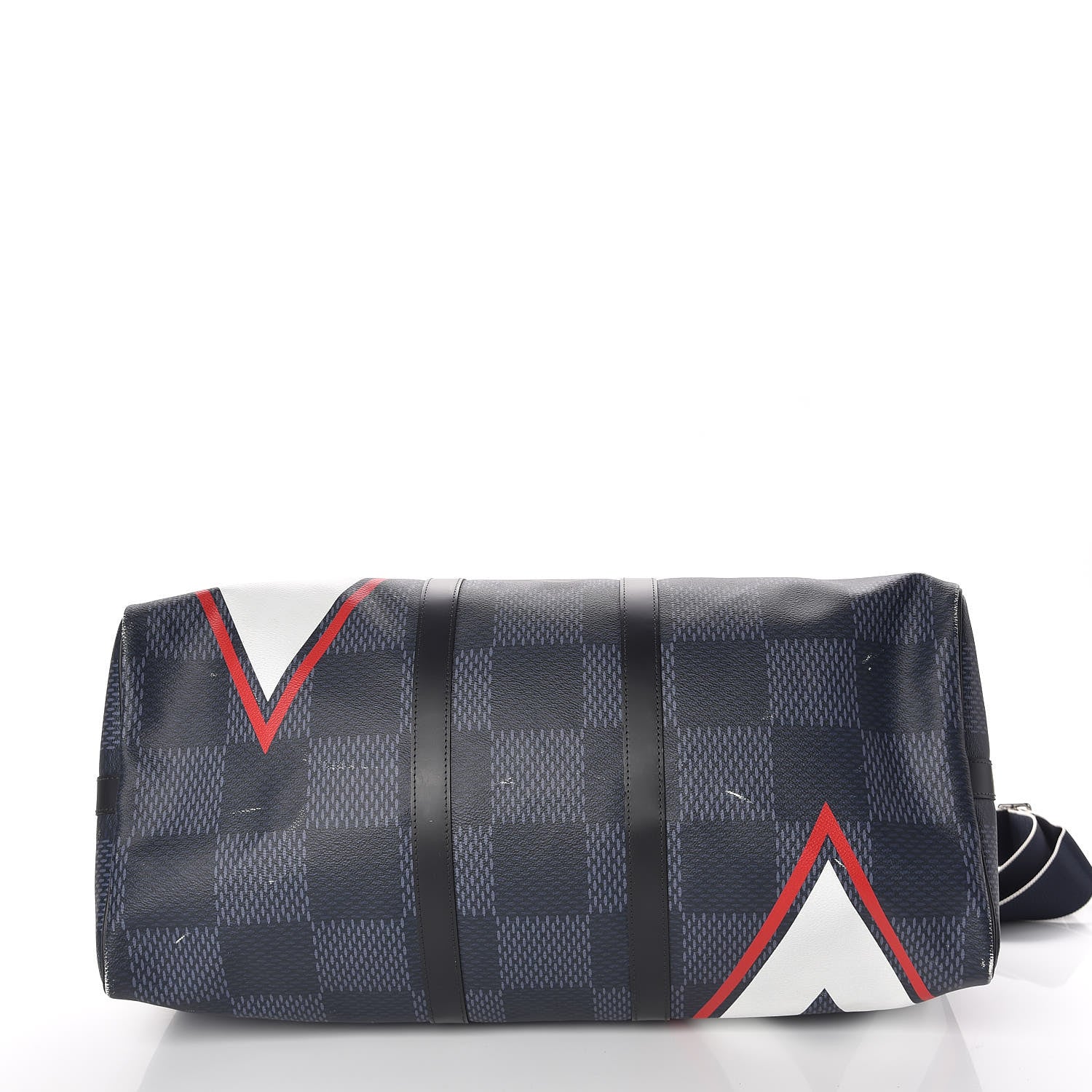 Louis Vuitton Damier Cobalt America's Cup Regatta Keepall Bandouliere 55 16 of 18