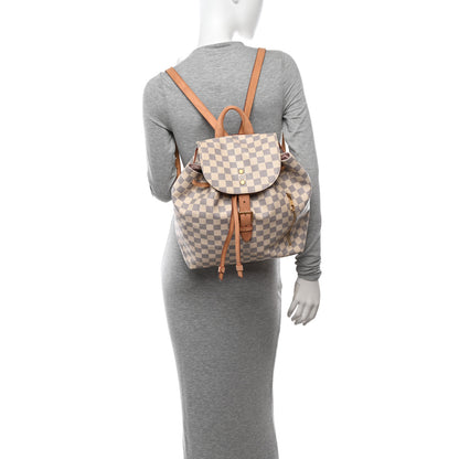 Louis Vuitton Damier Azur Sperone Backpack 2 of 18