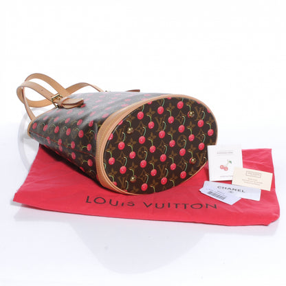 Louis Vuitton Monogram Cerises Bucket Bag 4 of 8