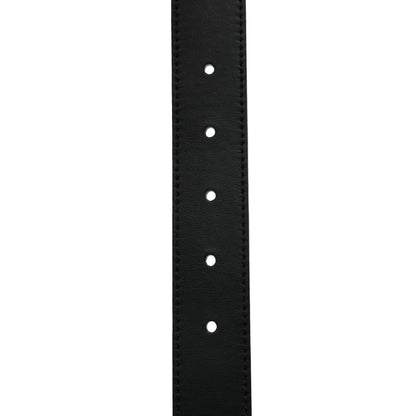 Gucci Calfskin Crystal Interlocking G 90 36 Belt Black 4 of 6