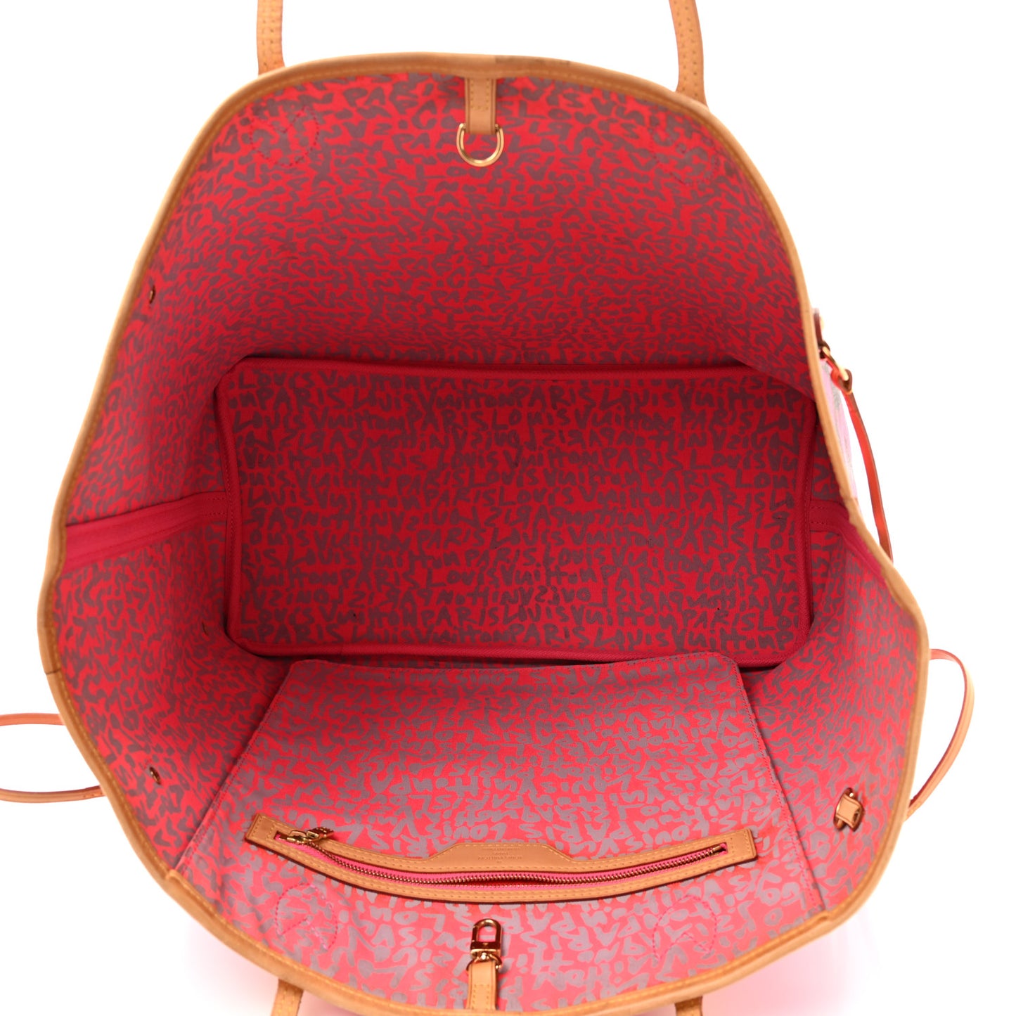 Monogram Graffiti Neverfull GM Fuchsia