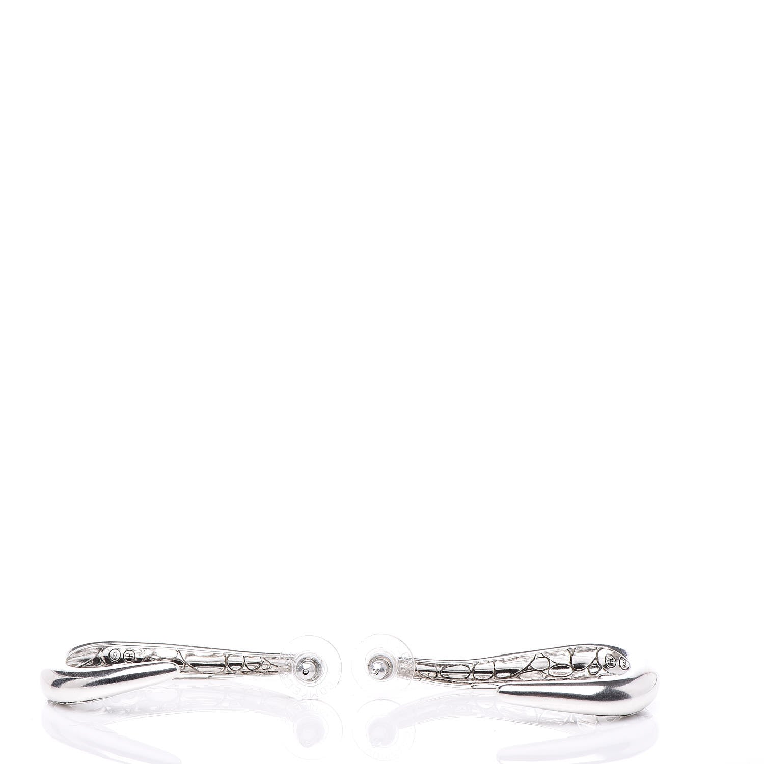 John Hardy Sterling Silver Medium Kali Hoop Earrings 4 of 4