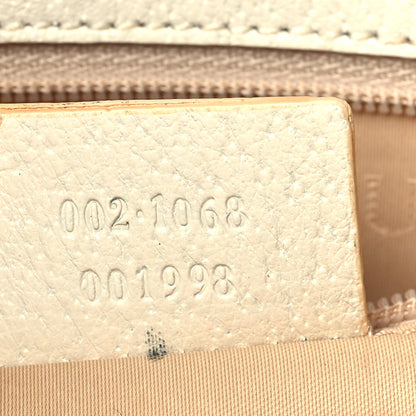 Gucci Canvas Bardot Shoulder Bag White 7 of 12