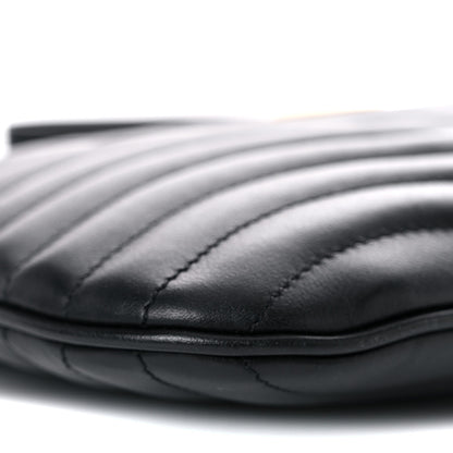 Louis Vuitton Calfskin New Wave Zipped Pochette Black 6 of 10